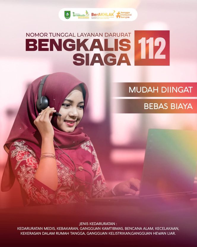 
 Bengkalis Siaga 112, Layanan Darurat Gratis untuk Warga