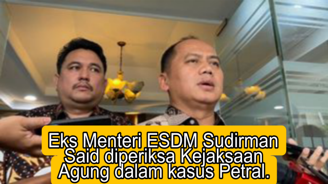 
 📸 Kejaksaan Agung memeriksa Sudirman Said terkait penyidikan dugaan korupsi pengadaan minyak mentah dan produk kilang di Petral.