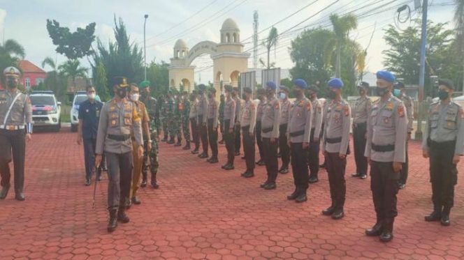
 Kapolres Bengkalis Gelar Apel Operasi Zebra Lancang Kuning 2021
