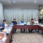 Bupati Kasmarni Bersama Ketua DPRD Khairul Umam serta Forkompinda rapat terkait Pelaksanaan Pilkades