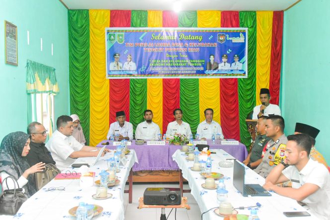 
 ? Kegiatan Penilaian Lomba Desa dan Kelurahan Tingkat Provinsi Riau di Desa Wonosari, Kecamatan Bengkalis.