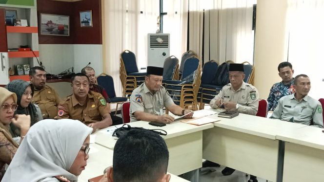
 Kalaksa BPBD Bengkalis, Drs. Sufandi saat menyampaikan usulan program usulan kegiatan tahun 2025