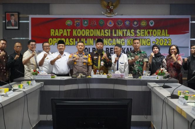 
 ? Polres Bengkalis Gelar Rakor Lintas Sektoral Pengamanan Nataru 2024.