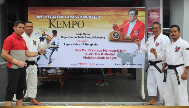 
 ? Lapas Bengkalis Menggelar Latihan Kempo untuk Jajaran Petugas.