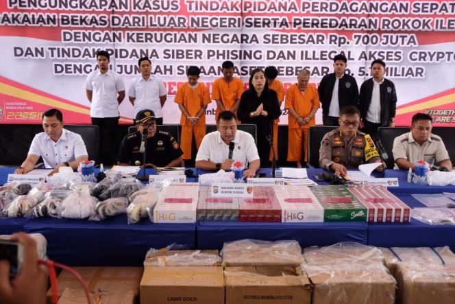 
 ? Pengungkapan kasus ilegal phising dan ilegal akses crypto, Kamis (11/1/2024).