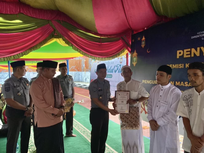 
 ? Pemberian remisi khusus kepada warga binaan Lapas Bengkalis.