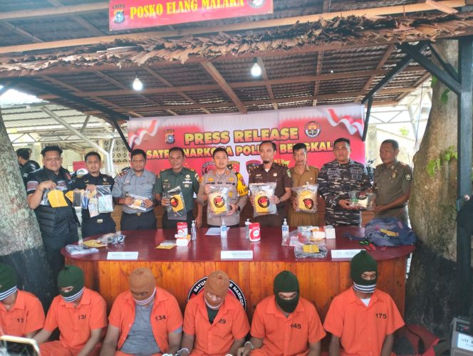 
 ? Press rilis tindak pidana peredaran narkotika.