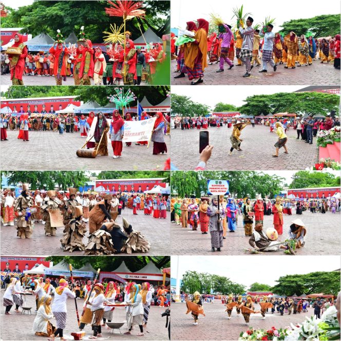
 ?  Parade Atraksi Budaya Pembukaan Porseni IGTKI PGRI Se-Riau.