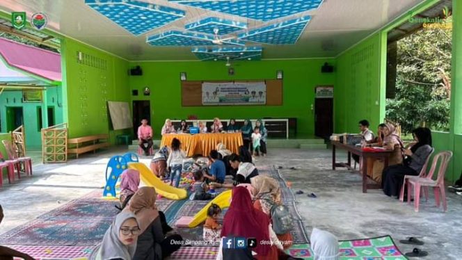 
 PIN Polio, Pj. Kades Simpang Ayam: Semoga Anak-anak Sehat Semua