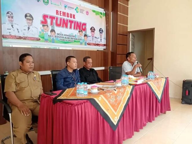 
 Pemdes Jangkang Gelar Rembuk Stunting 2024