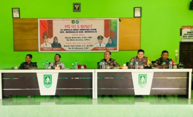 
 📸 Acara pisah sambut Pj Kepala Desa Simpang Ayam.