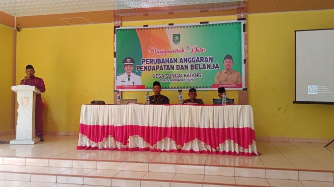 
 Musdes APBDes Perubahan Desa Sungai Batang 