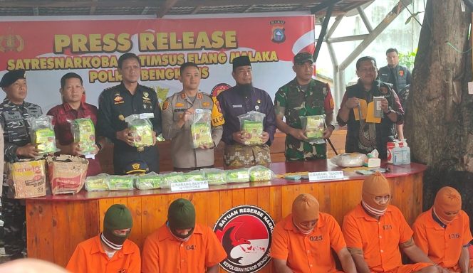 
 📸 Polres Bengkalis Ungkap Penyelundupan 15 Kg Narkoba dari Jaringan Internasional.