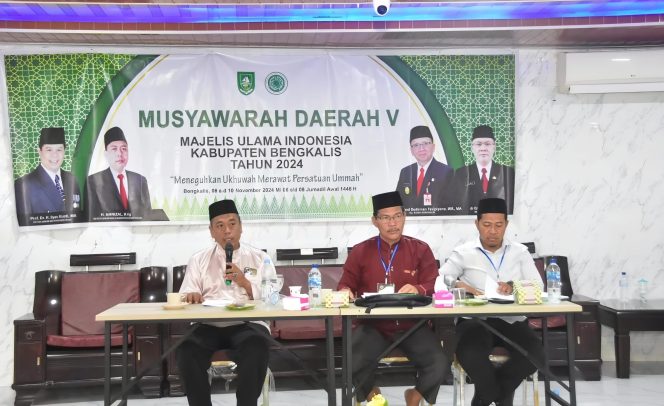 
 📸 Musyawarah Daerah (Musda) V MUI Kabupaten Bengkalis Tahun 2024.