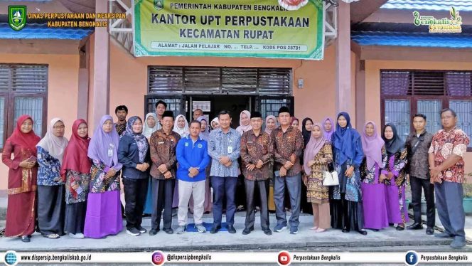 
 📸 Pengukuhan Pengurus Forum Pengelola Perpustakaan (FPP) Kecamatan Rupat untuk periode 2024-2027. 
