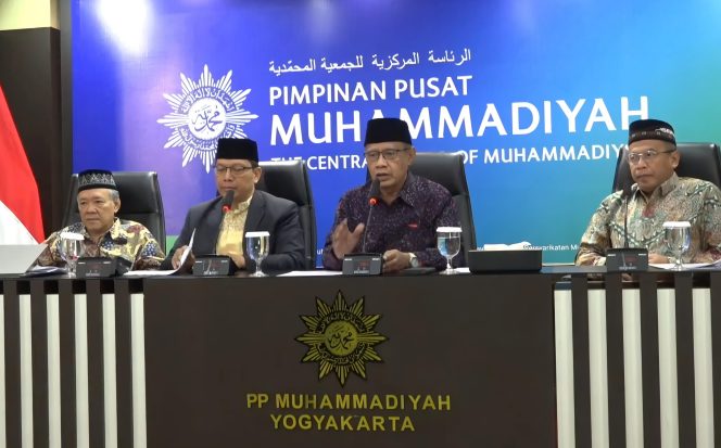 
 📸 Pimpinan Pusat Muhammadiyah Umumkan Hasil Hisab Ramadan, Syawal, dan Zulhijah 1446 H/2025 M.