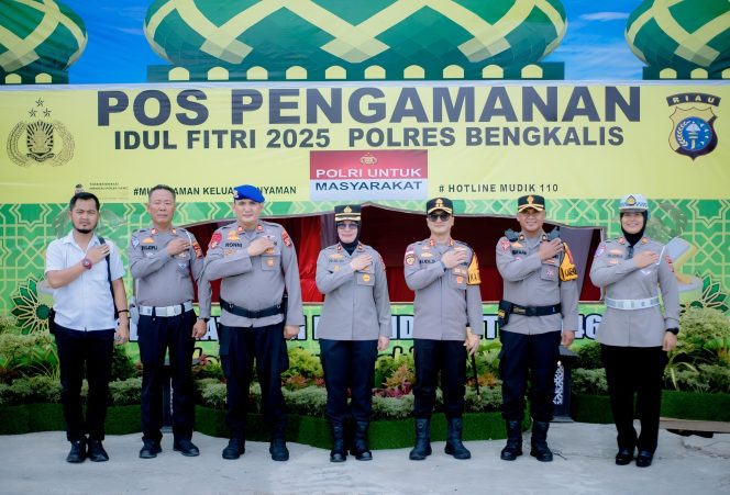 
 📸 Polres Bengkalis Siapkan Pos Pengamanan untuk Mudik Lebaran 2025.