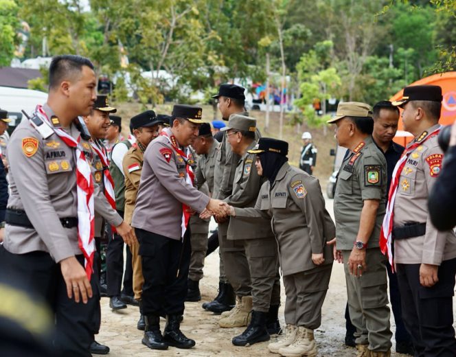 
 📸 Bupati Bengkalis Apresiasi Jambore Karhutla 2025.