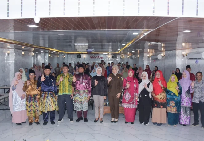 
 📸 Foto bersama usai pelatihan manajemen penanganan kasus yang digelar selama tiga hari di Hotel Surya, Bengkalis.
