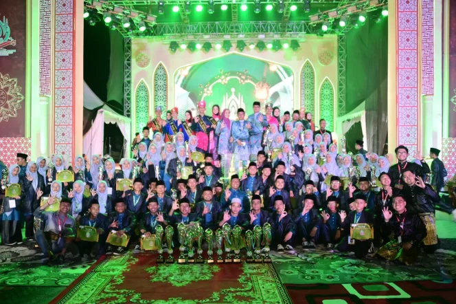 
 📸Kafilah Bengkalis borong juara MTQ Riau 2025.