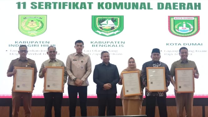 
 📸 Bengkalis meraih dua Sertifikat Kekayaan Intelektual Komunal untuk Tari Olang-Olang dan Zapin Meskom sebagai warisan budaya yang dilindungi negara.