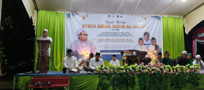 
 Pembukaan haul Syekh Abdul Qodir Al Jailani desa Pedekik