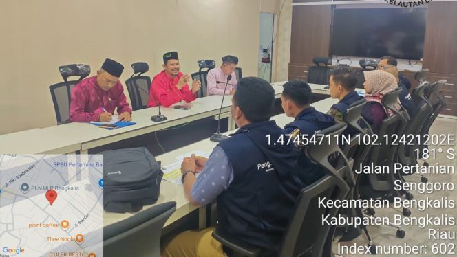 
 📸 Rapat koordinasi antara penyuluh perikanan dan Dinas Perikanan Bengkalis.