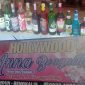 Deretan botol minuman beralkohol terpajang di dalam Warung Hollywood di Jalan Tandun, Bengkalis.