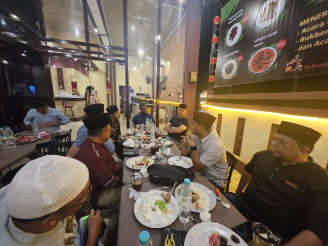 
 Buka bersama Polres Bengkalis bersama jajaran pengurus PWI Bengkalis