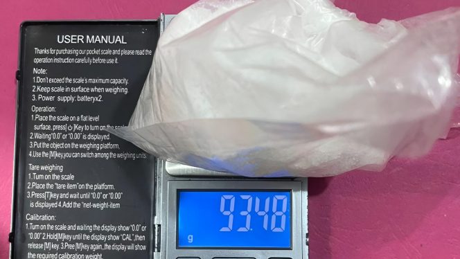 
 📸 Barang bukti sabu 93,48 gram yang berhasil diamankan