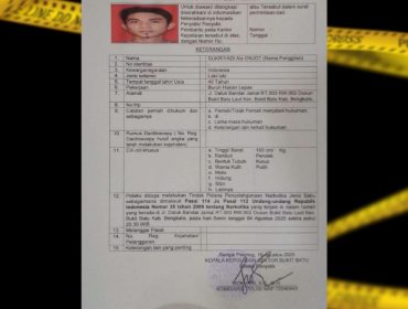 ๐ธ Polisi menerbitkan DPO terhadap tersangka kasus sabu di Bengkalis.