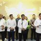 Airlangga Hartarto saat mengumumkan kebijakan THR dan BHR Idul Fitri 2026.