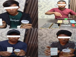 📸 Empat pria ditangkap dalam kasus narkoba Rupat saat Operasi Antik 2026.
