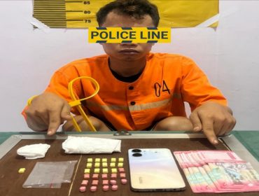 📸 Polisi menyita 30 butir ekstasi dari tersangka RM di Bathin Solapan, Bengkalis.