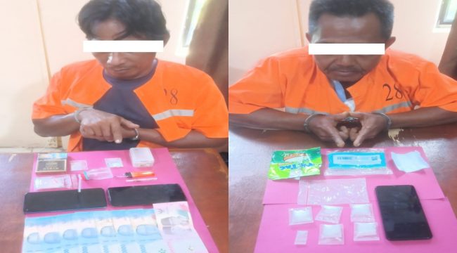 📸 Barang bukti sabu diamankan polisi dari dua pelaku di Siak Kecil, Bengkalis.