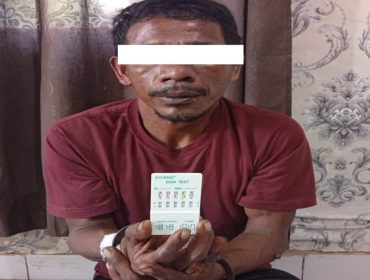 📸 J (44), tersangka predator anak di Rupat Bengkalis.