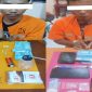 Polisi menunjukkan barang bukti sabu hasil pengungkapan jaringan narkotika di Bengkalis dan Siak.
