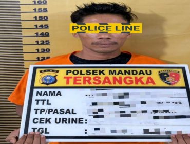 📸 AJS 23 tahun, tersangka pelaku kekerasan seksual anak di Duri, Bengkalis.