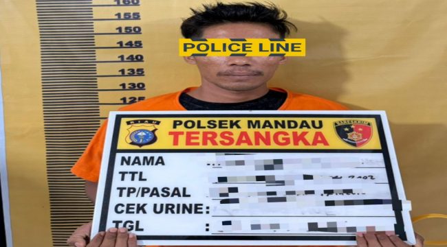 📸 AJS 23 tahun, tersangka pelaku kekerasan seksual anak di Duri, Bengkalis.