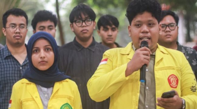 📸 Mahasiswa Universitas Indonesia akan menggelar demo mahasiswa di Bundaran HI, Jakarta, Jumat 12 Juni 2026.