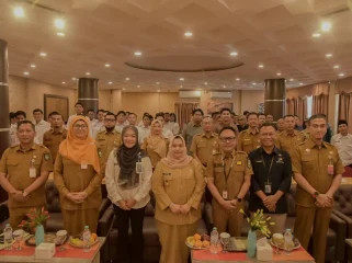 📸 Bupati Bengkalis Kasmarni menerima audiensi jajaran Kantor Pelayanan Pemenuhan Gizi Pekanbaru.