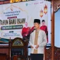 Staf Ahli Bupati Bengkalis Johansyah Safri menghadiri Tabligh Akbar Tahun Baru Islam 1448 Hijriah di Masjid Agung Istiqomah Bengkalis.