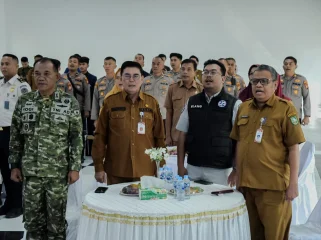 📸 Staf Ahli Bidang Ekonomi, Keuangan dan Pembangunan Syahruddin mewakili Bupati Bengkalis menghadiri Forum Konsultasi Publik Polres Bengkalis, Selasa, 9 Juni 2026.