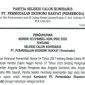 Pengumuman pembukaan pendaftaran calon Komisaris PT PER Perseroda oleh Pemerintah Provinsi Riau.