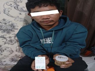 📸 Polsek Rupat menangkap IH, 25 tahun, DPO kasus narkotika.