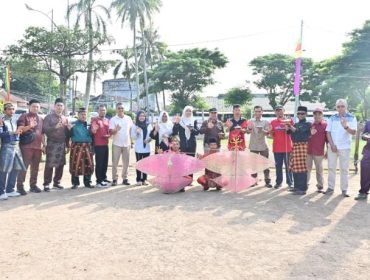 📸 Peserta dari kalangan masyarakat dan pelajar mengikuti lomba gasing dan layang-layang dalam rangka Hari Jadi ke-514 Bengkalis, Ahad, 19 Juli 2026.