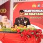 Kapolres Bengkalis bersama Forkopimda pada syukuran Hari Bhayangkara ke-80.