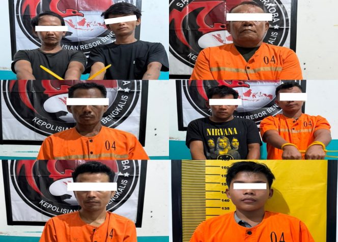 
 📸 Polres Bengkalis mengungkap lima perkara narkotika dan mengamankan sembilan orang.