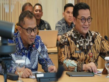 📸 Wakil Bupati Bengkalis Bagus Santoso menyampaikan usulan pembangunan RSUD Bukit Batu dan pengembangan layanan kesehatan kepada Kementerian Kesehatan.
