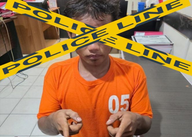 
 📸 Polisi mengamankan pria berinisial YR dalam kasus dugaan penyalahgunaan narkotika jenis sabu di Bukit Batu, Bengkalis.